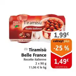 Colruyt Belle France Tiramisu offre