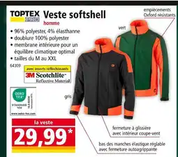 Norma TOPTEX PRO Veste softshell homme offre