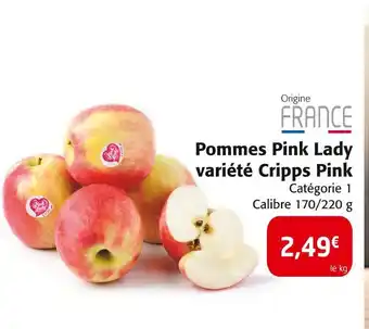 Colruyt Pommes pink lady variété cripps pink offre