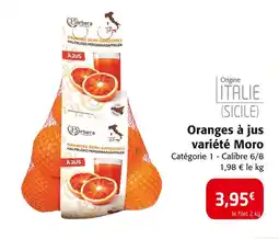 Colruyt BARBERA Oranges à jus variété Moro offre