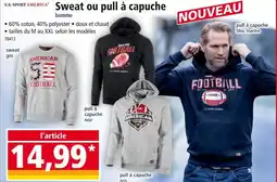 Norma Sweat ou pull à capuche homme offre