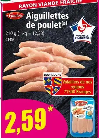 Norma le Gaulois Aiguillettes de poulet offre