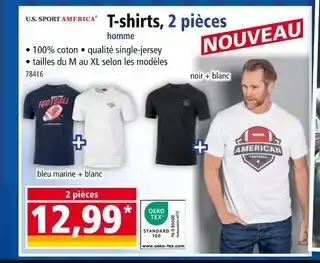 Norma U.S. SPORT AMERICA T-shirts offre