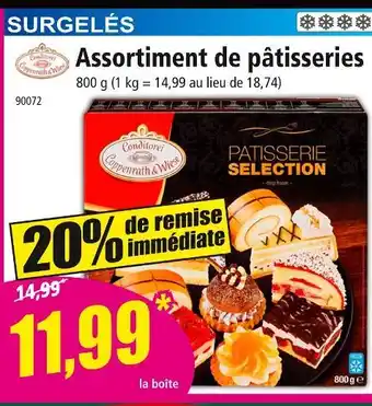 Norma Comptoir du Pâtissier Assortiment de pâtisseries offre