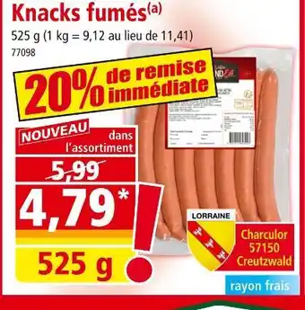 Norma Charculor Knacks fumés offre