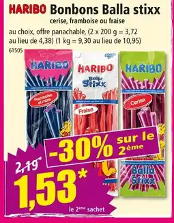 Norma HARIBO Bonbons Balla stixx offre