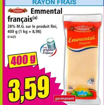 Norma CHAIGNET Emmental français offre