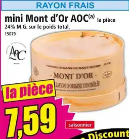 Norma mini Mont d’Or AOC offre