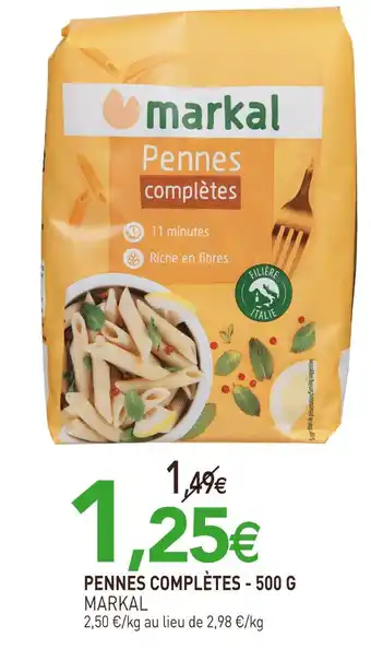 naturéO MARKAL Pennes complètes - 500 g offre