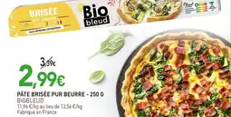 naturéO BIOBLEUD Pâte brisée pur beurre offre