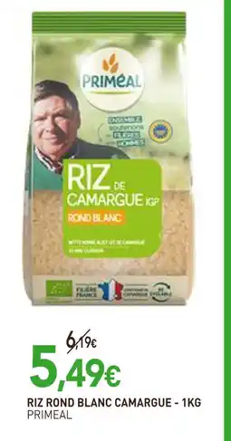 naturéO PRIMEAL Riz rond blanc camargue - 1kg offre