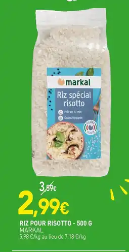 naturéO MARKAL Riz spécial risotto offre