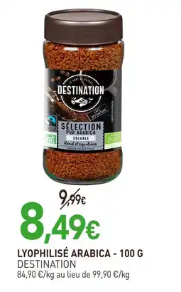 naturéO DESTINATION Lyophilisé arabica - 100 g offre