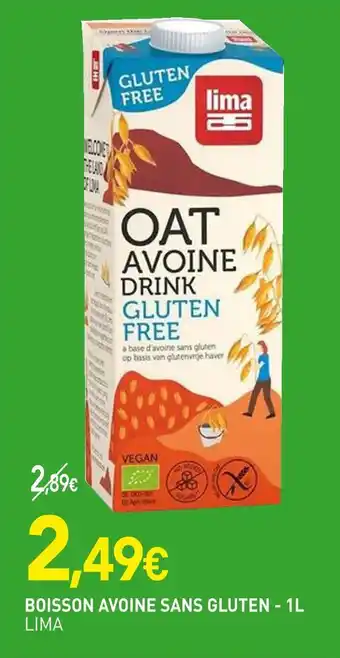 naturéO LIMA Boisson avoine sans gluten - 1l offre