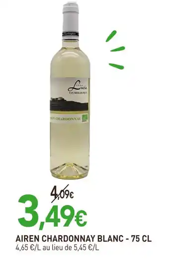 naturéO Airen chardonnay blanc - 75 cl offre