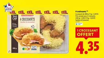 Lidl Toque du Chef 4 croissants offre