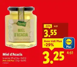 Lidl MARIBEL Miel d'Acacia offre