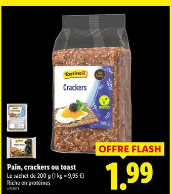 Lidl Pain, crackers ou toast offre