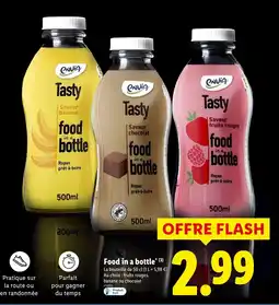 Lidl ENVIA Food in a bottle offre