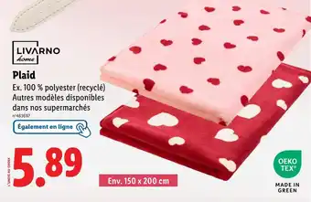 Lidl LIVARNO Plaid offre