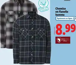 Lidl Chemise en flanelle homme offre