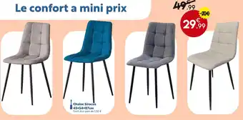 Maxi Bazar Chaise Siracus 45X54X87cm offre