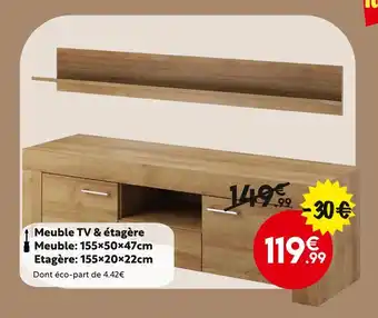 Maxi Bazar Meuble TV & étagère offre