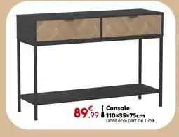 Maxi Bazar Console 110X35X75cm offre