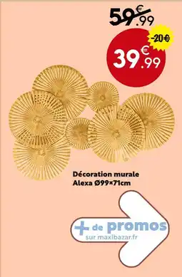 Maxi Bazar Décoration murale alexa ø99×71cm offre