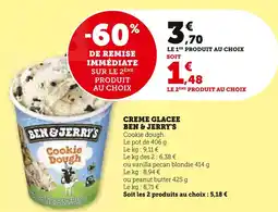 U Express BEN & JERRY'S Creme glacee offre