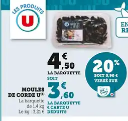 U Express U Moules de corde offre