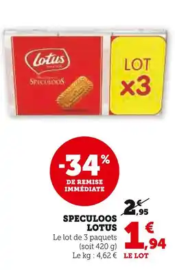 U Express LOTUS Speculoos offre