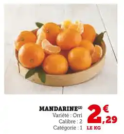 U Express Mandarine offre