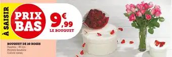 U Express Bouquet de 20 roses offre