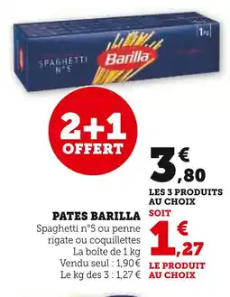 U Express BARILLA Pates offre