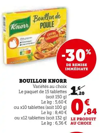 U Express Knorr Bouillon offre