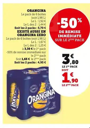U Express ORANGINA offre