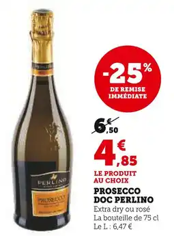 U Express PERLINO PROSECCO DOC PERLINO offre