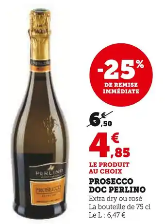 U Express PERLINO PROSECCO DOC PERLINO offre