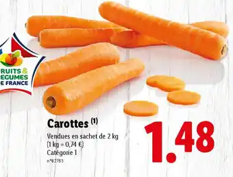 Lidl Carottes offre