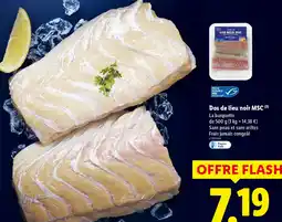 Lidl Dos de lieu noir MSC offre