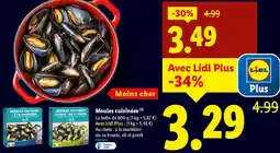 Lidl Moules cuisinées offre