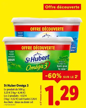 Lidl ST HUBER Oméga3 offre