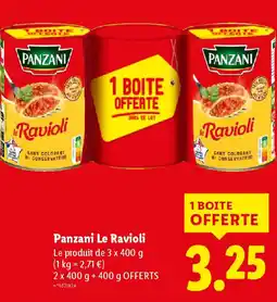 Lidl PANZANI Le Ravioli offre