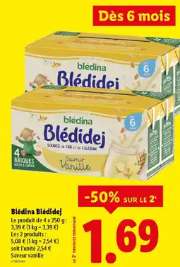 Lidl BLEDINA Blédidej offre