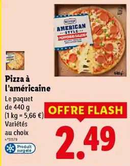 Lidl MCENNEDY Pizza à l'américaine offre