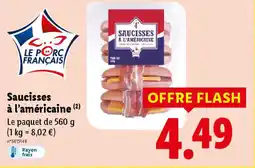 Lidl Saucisses à l'américaine offre