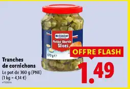 Lidl MCENNEDY Tranches de cornichons offre