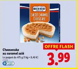 Lidl MCENNEDY Cheesecake au caramel salé offre