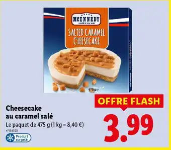 Lidl MCENNEDY Cheesecake au caramel salé offre